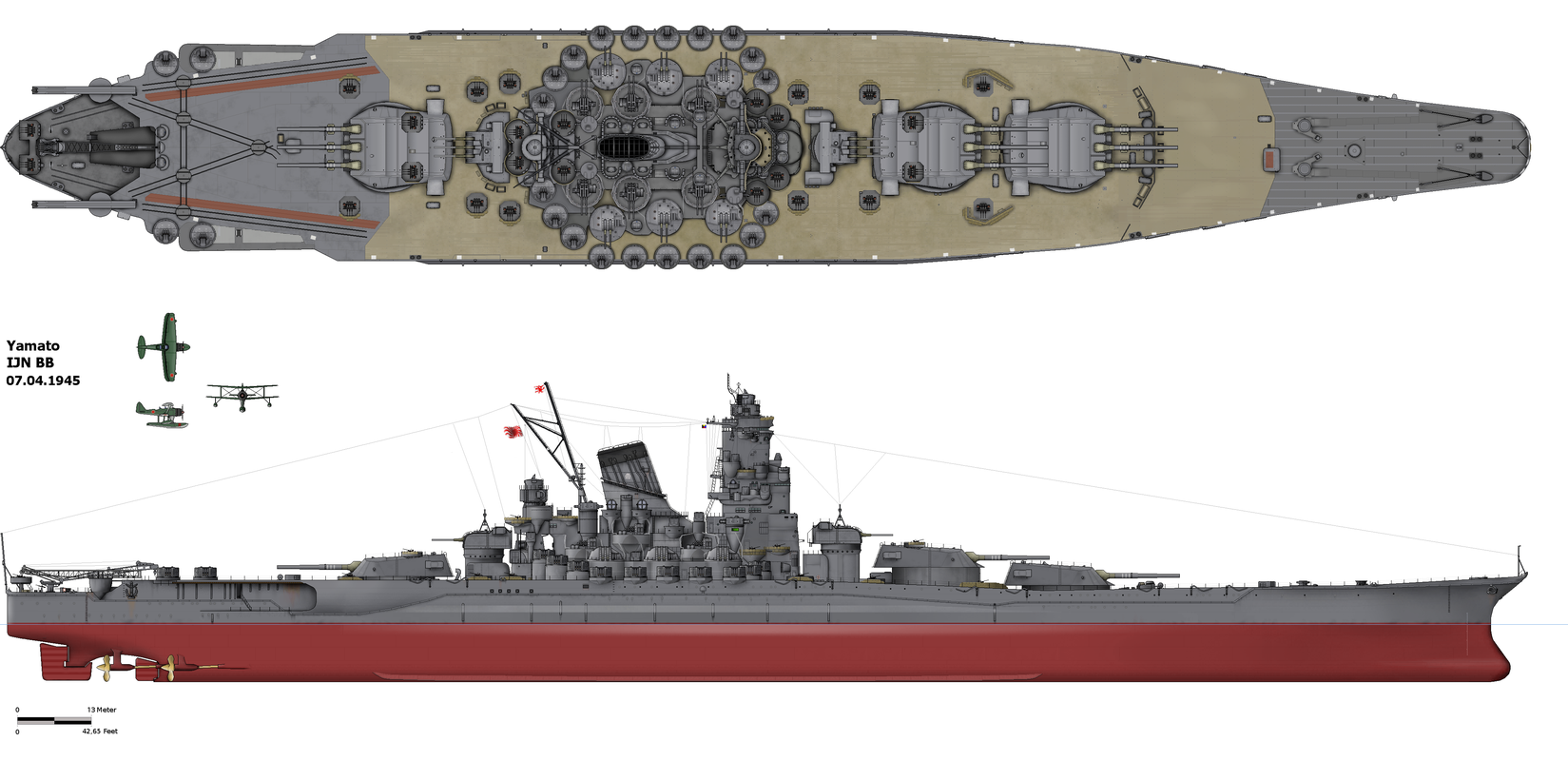 Yamato thiet giap ham lon nhat va vo dung nhat cua Quan doi Nhat-Hinh-2