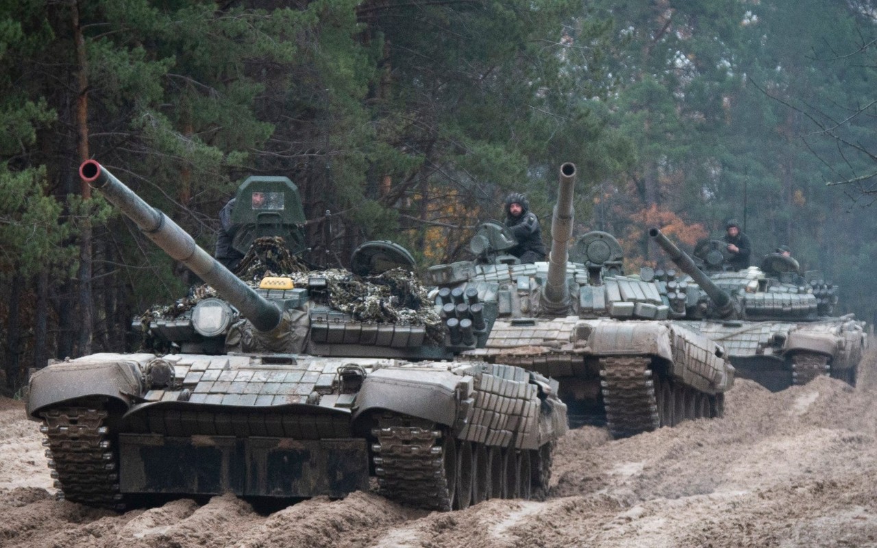 Xe tang T-54/55 co nhiem vu gi tren chien truong Ukraine?-Hinh-16