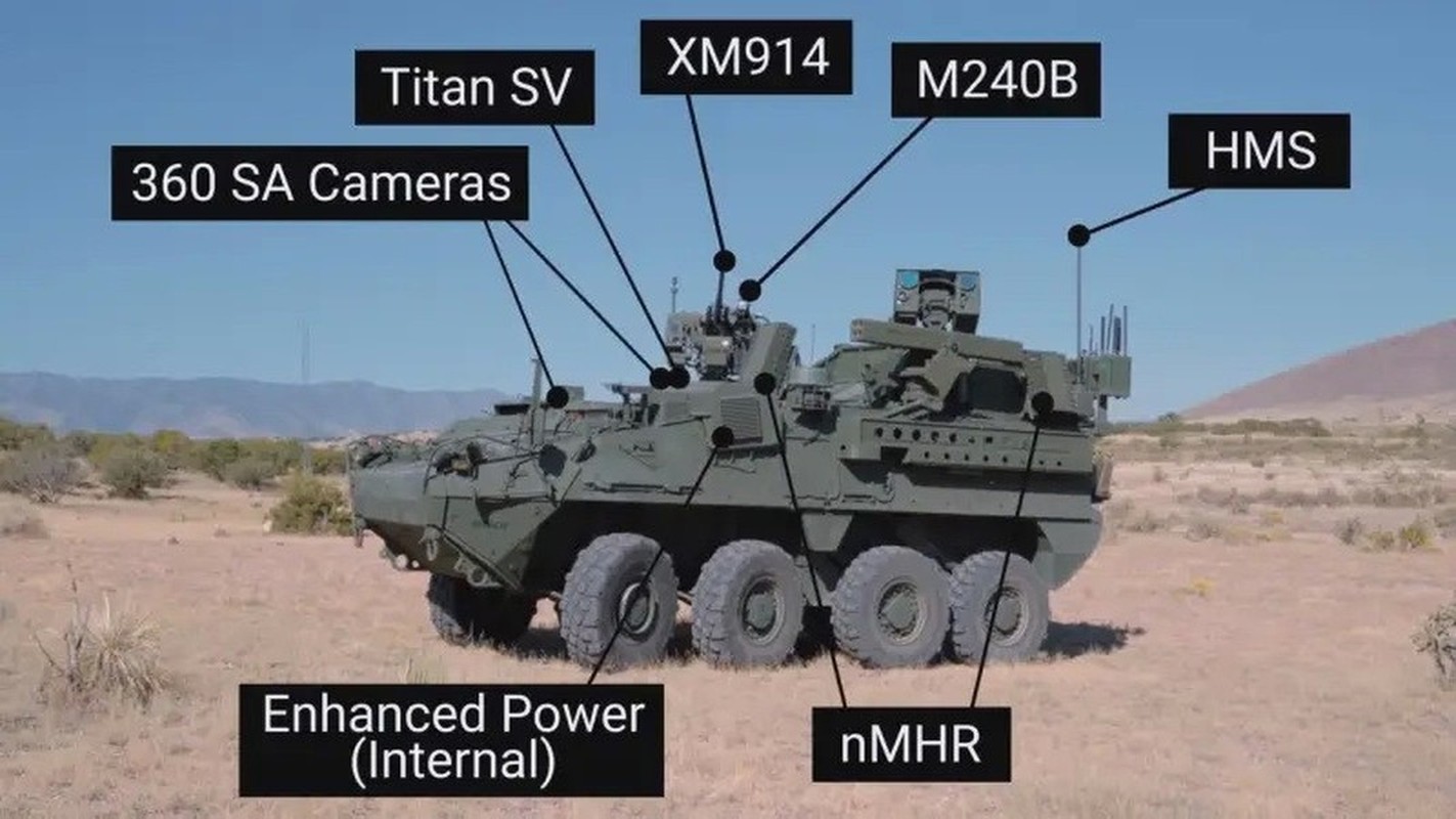 Vu khi laser tren khung Stryker bi pha huy tai Kursk-Hinh-2