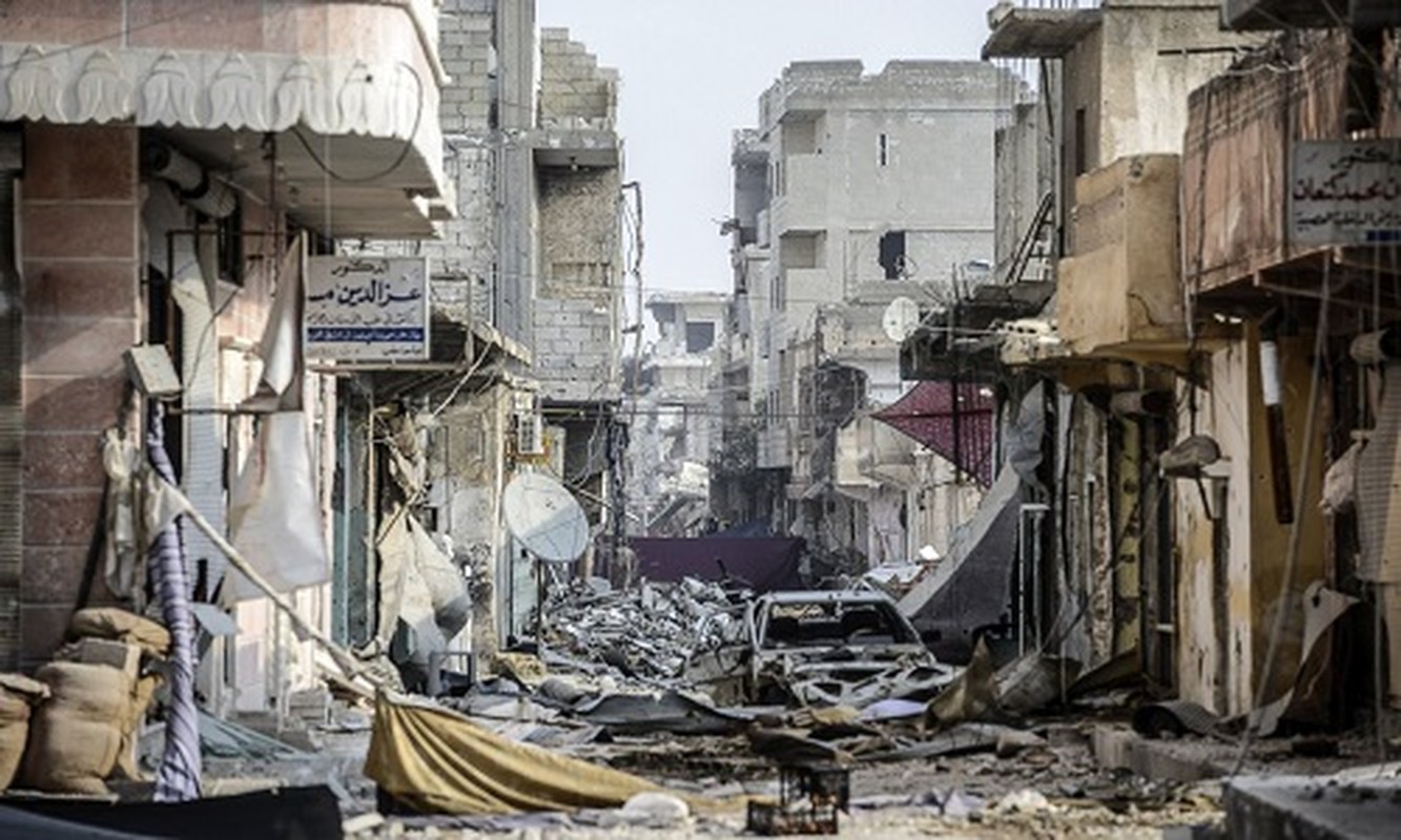 Tang thuong thanh pho Kobane, Iraq sau giao tranh