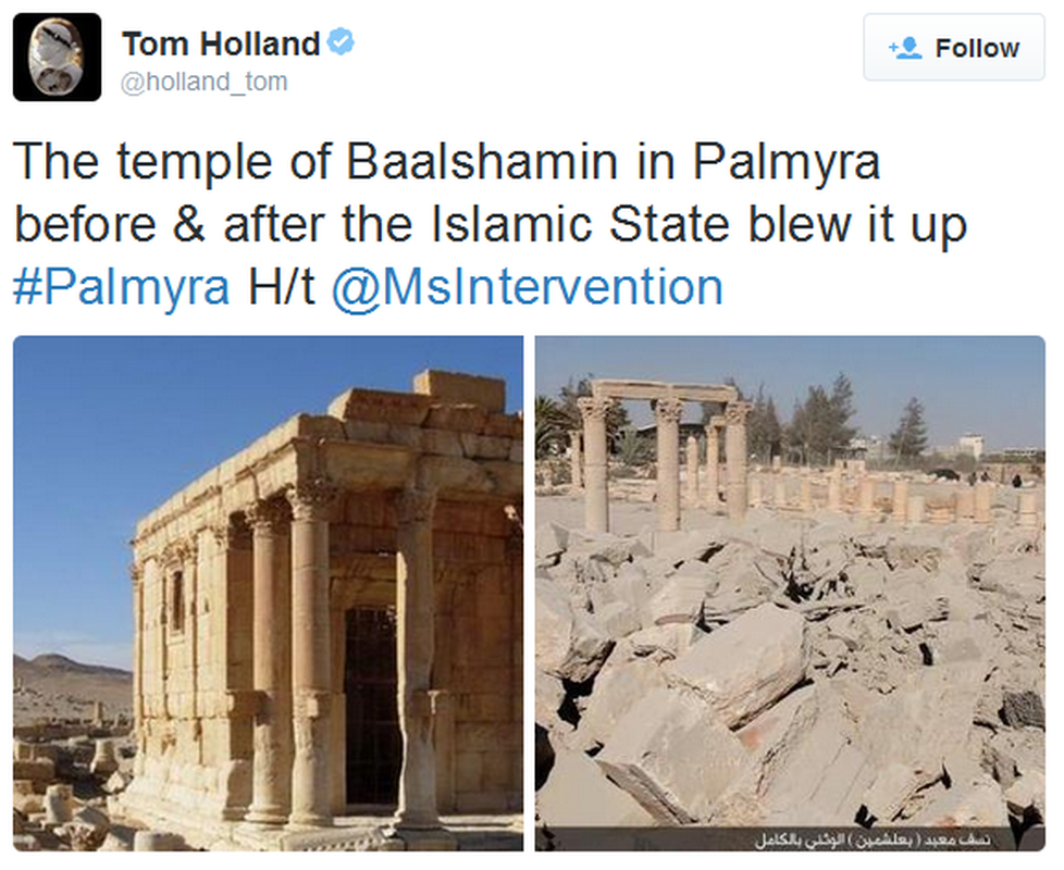 Hinh anh IS pha huy den Baal Shamin 2.000 tuoi o Palmyra-Hinh-3