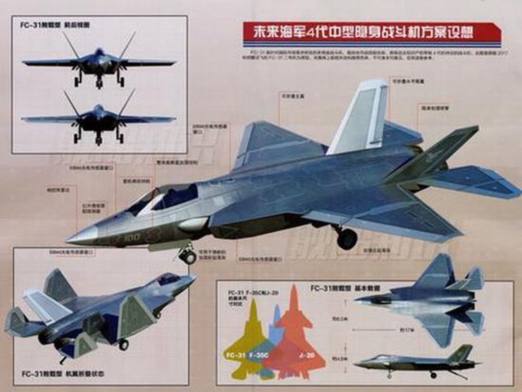 View - 	Trung Quốc hé lộ tiêm kích tàng hình J35 mạnh hơn F35 của Mỹ