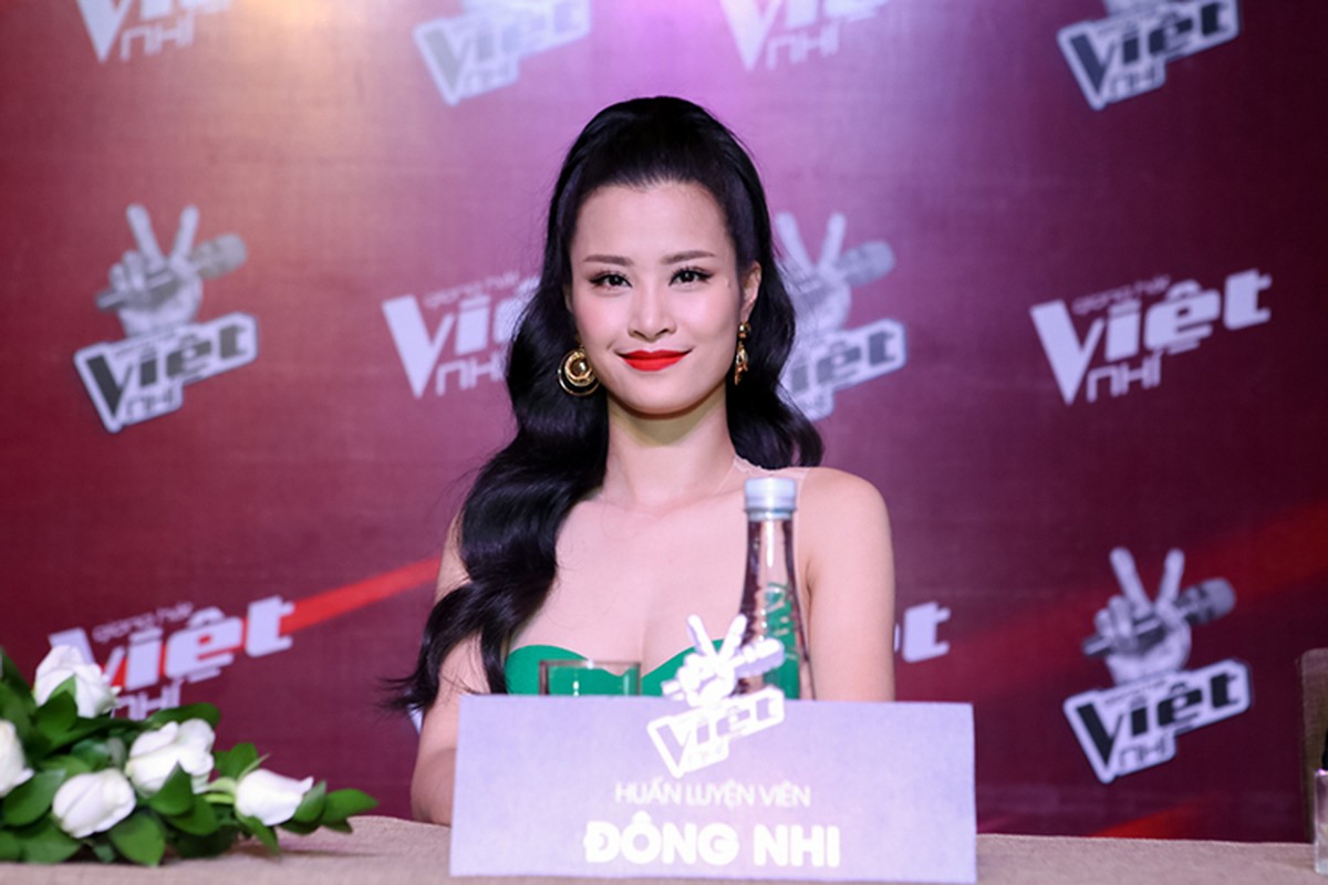 Dong Nhi Ong Cao Thang tinh cam tai hop bao The Voice Kids-Hinh-9
