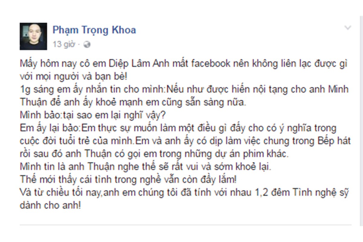 Xuc dong tinh nghe si giua luc Minh Thuan mac bao benh-Hinh-4