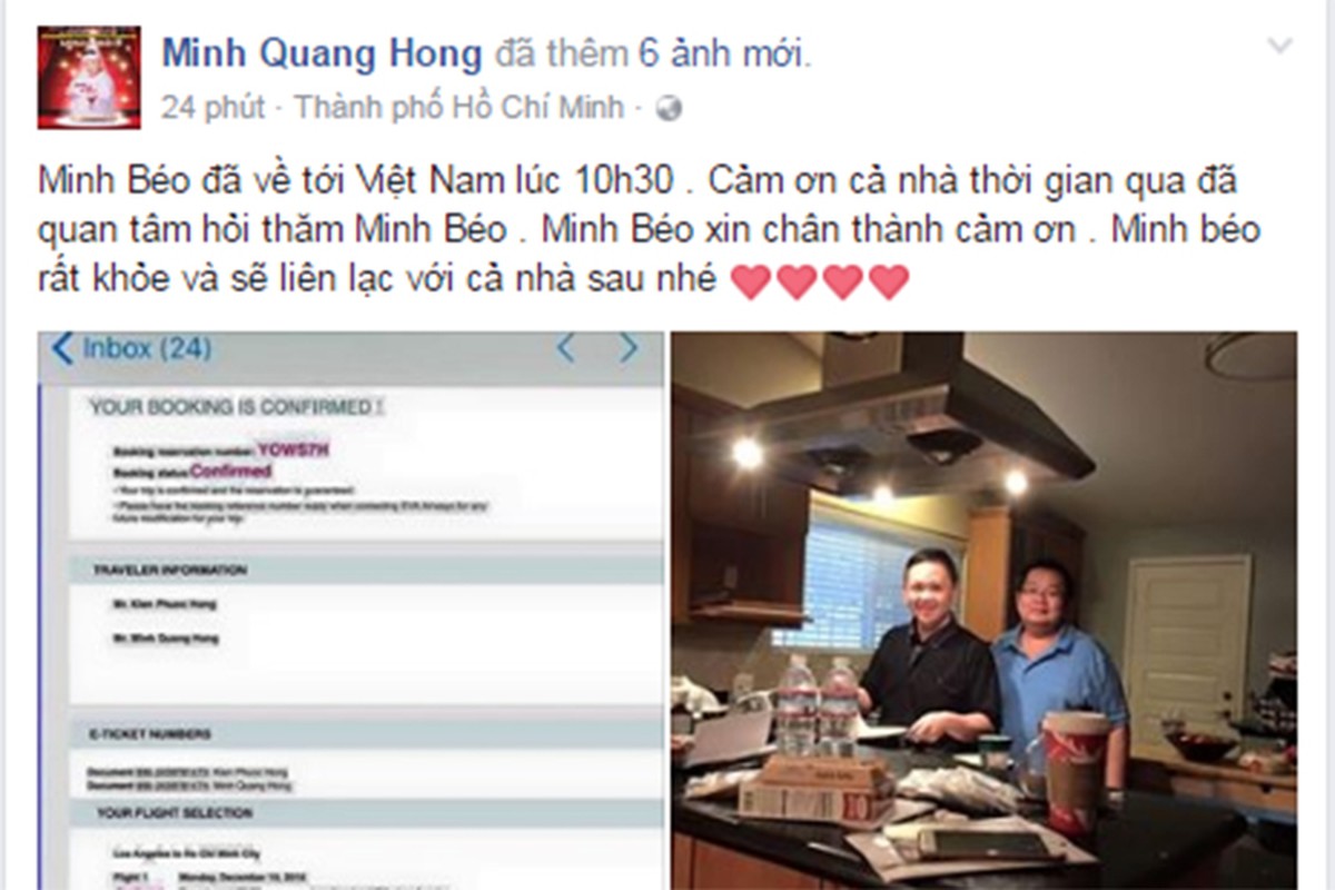 Hinh anh Minh Beo ve nuoc sau khi man han tu