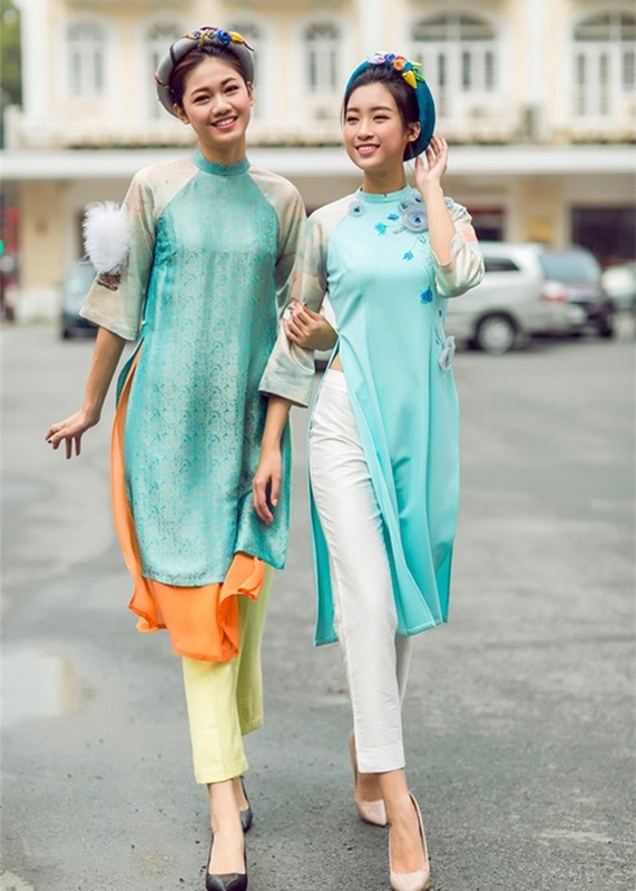 My nhan Viet dep diu dang trong ao dai don Tet-Hinh-4