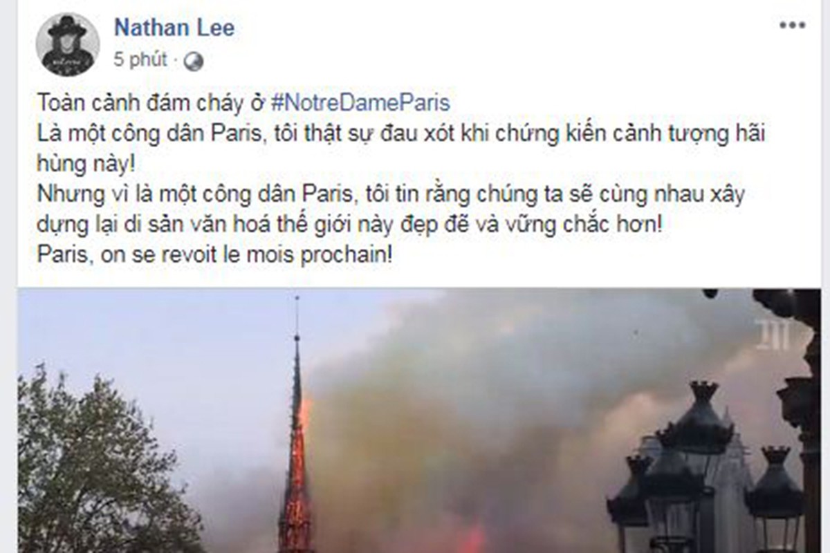 Vu chay Nha tho Duc Ba Paris: Sao Viet dau xot, cau nguyen-Hinh-2