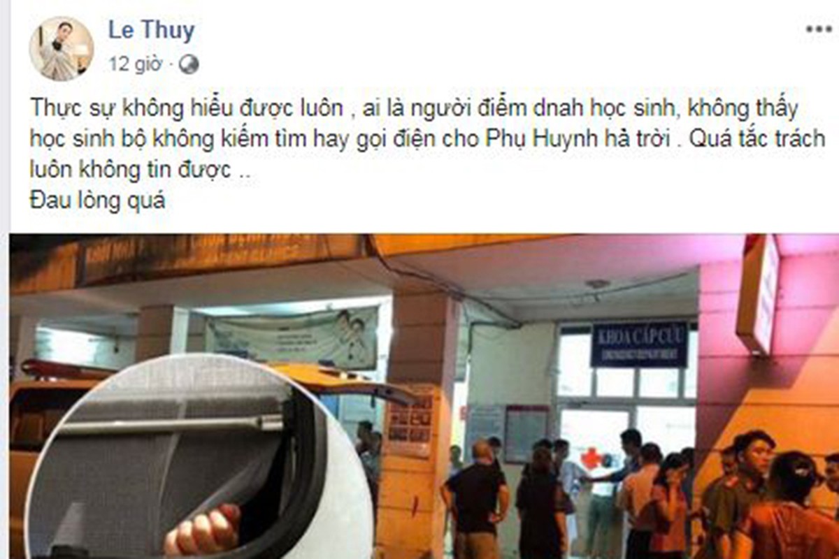 Sao Viet buc xuc vu hoc sinh bi bo quen tren xe truong Gateway tu vong-Hinh-4