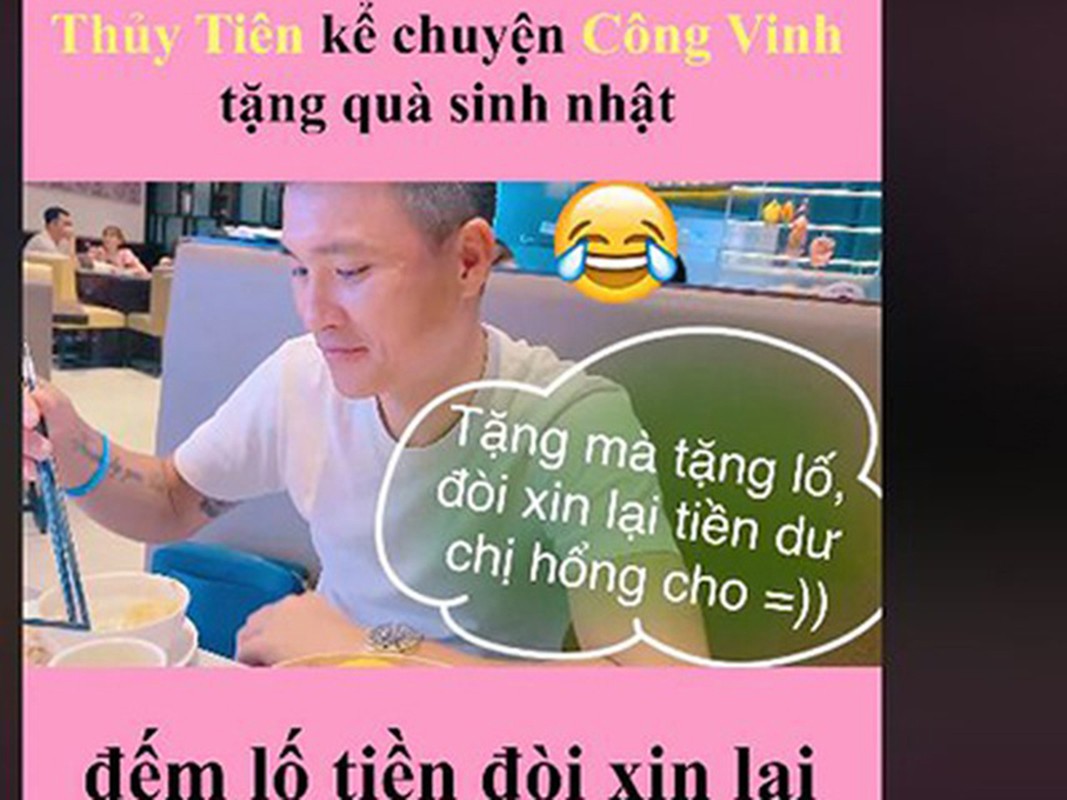 Cong Vinh - Thuy Tien: Cap vo chong troll nhau ba dao nhat showbiz Viet-Hinh-3