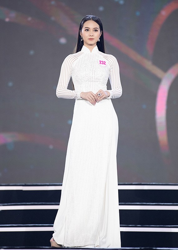 Ngam thi sinh Hoa hau Viet Nam 2020 trinh dien ao dai trong ban ket-Hinh-7