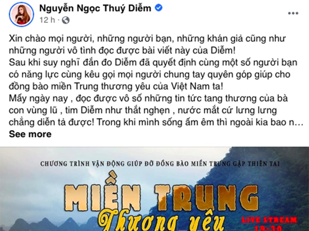 Ngoai Thuy Tien, cac sao Viet keu goi ung ho mien Trung the nao?-Hinh-6