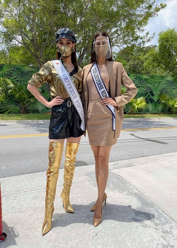 Khanh Van va dan doi thu bung lua o Miss Universe 2020-Hinh-2