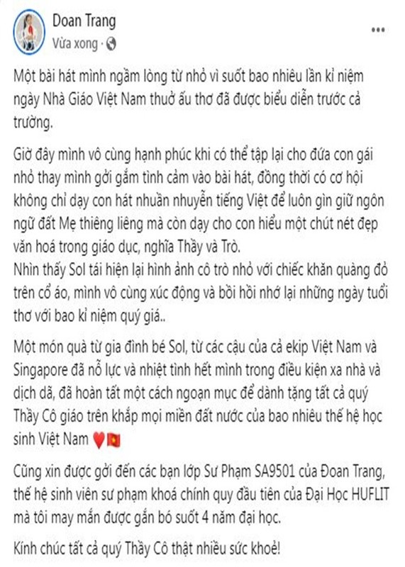 Sao Viet dong loat tri an ngay Nha giao Viet Nam 20/11-Hinh-3