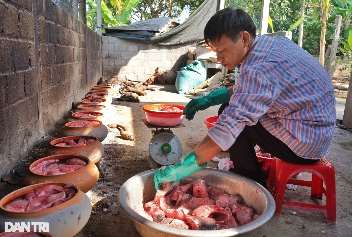 Dan lang Vu Dai cay xe mat kho ngan nieu ca phuc vu khach mua dip Tet-Hinh-2