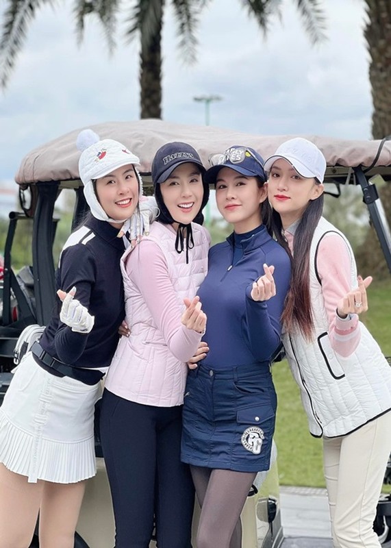 Thu choi golf sang chanh, ton kem tien bac cua hang loat my nhan Viet-Hinh-12