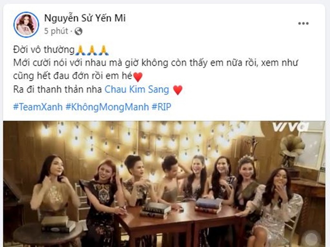 Huong Giang va loat sao tiec thuong nguoi mau Chau Kim Sang qua doi-Hinh-11