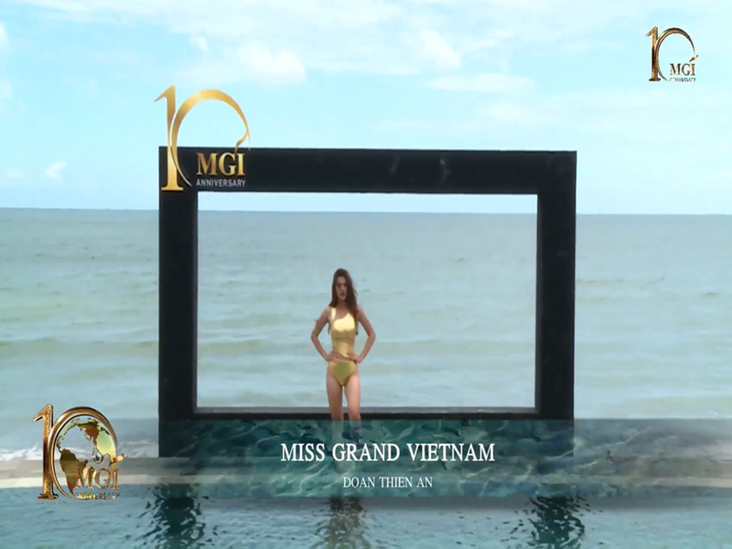 Bi thuong o chan, Doan Thien An van tu tin thi bikini-Hinh-5