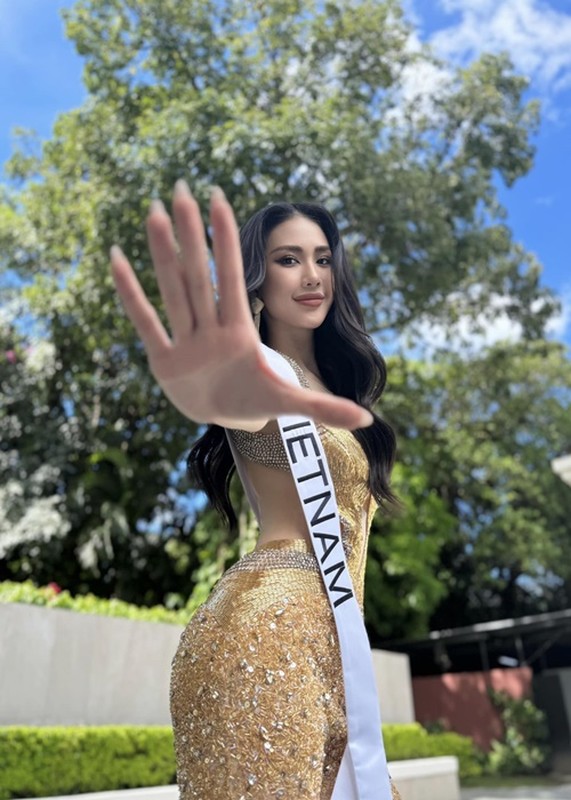 Di thi Miss Universe 2023 giua lum xum, Bui Quynh Hoa hien the nao?-Hinh-11
