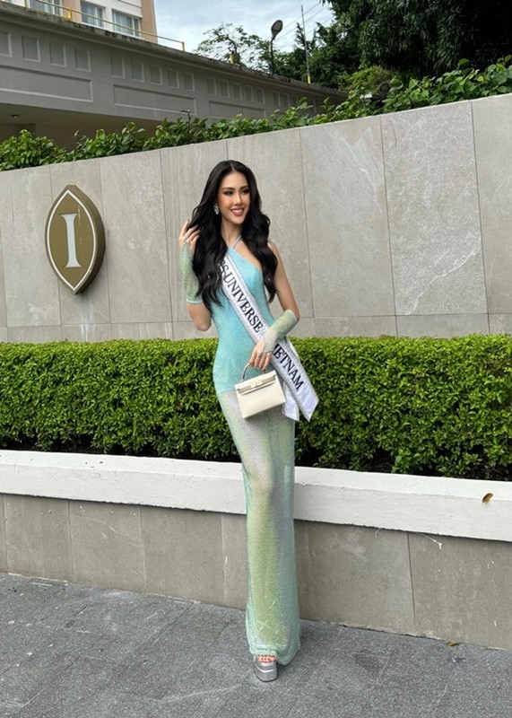 Di thi Miss Universe 2023 giua lum xum, Bui Quynh Hoa hien the nao?-Hinh-7