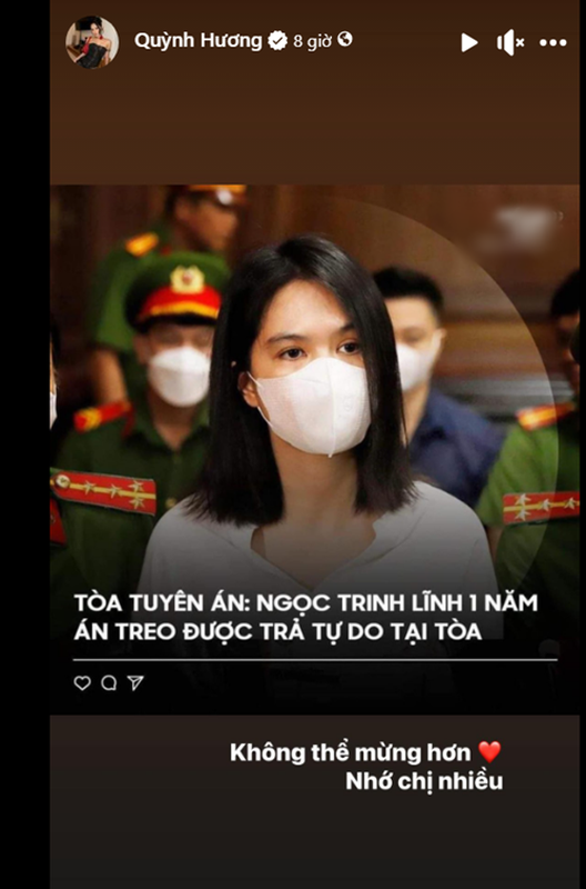 Phan ung cua nguoi than, sao Viet khi Ngoc Trinh huong an treo-Hinh-9