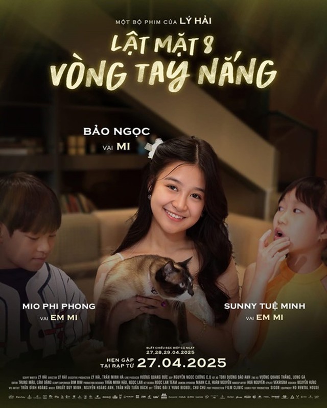 Chân dung sao nhí đóng “Lật mặt 8” của Lý Hải Chan dung sao nhi dong “Lat mat 8” cua Ly Hai
