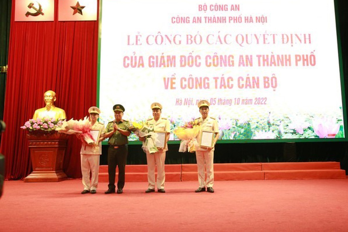 Cong an Ha Noi bo nhiem 3 truong phong, mot truong huyen la ai?