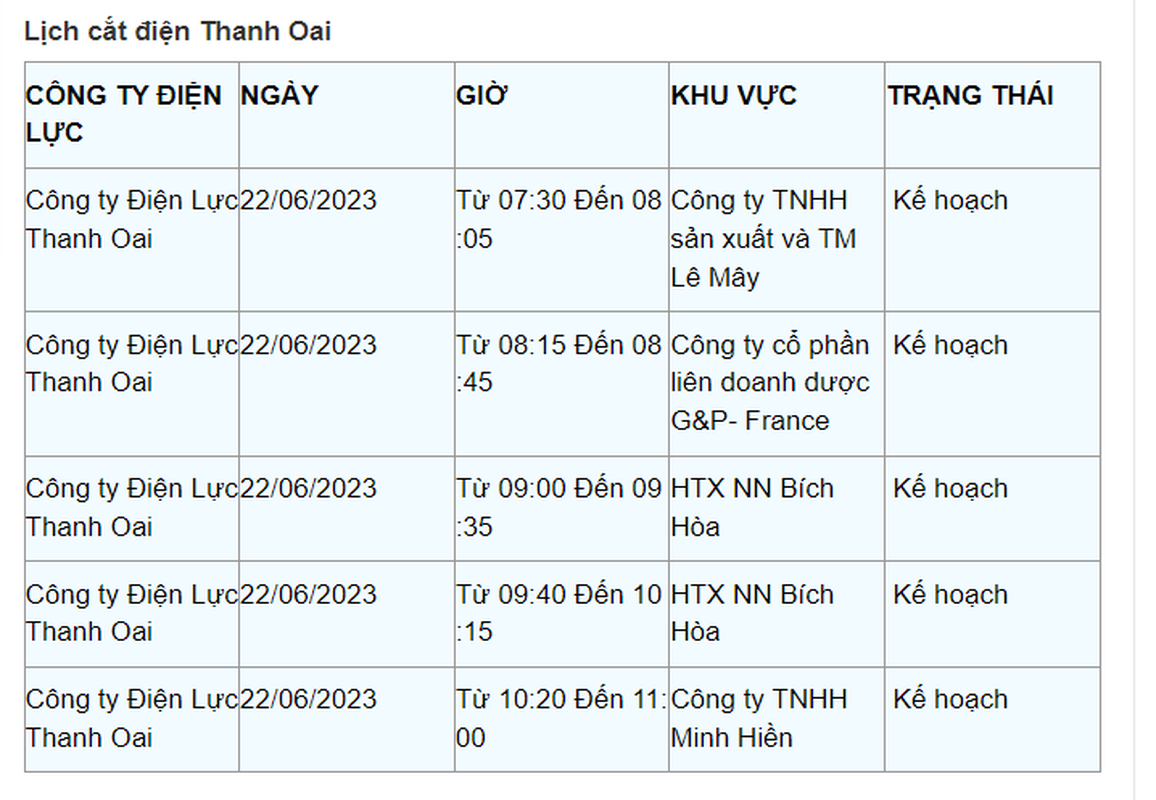 Lich cat dien Ha Noi hom nay 22/6: Nhieu noi trong ke hoach ngung cap dien-Hinh-7