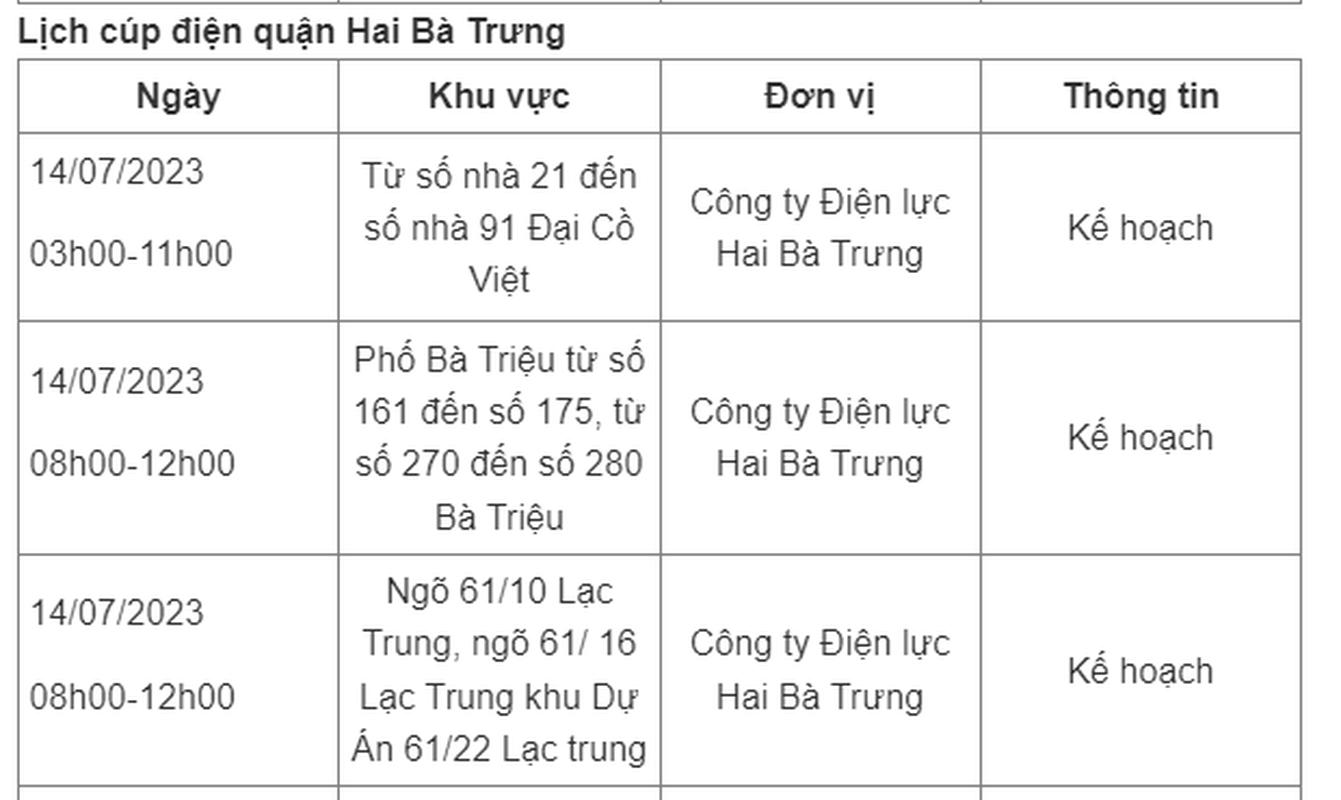 Lich cup dien Ha Noi ngay 14/7/2023: Nhieu noi bi cup tu 3h sang-Hinh-3