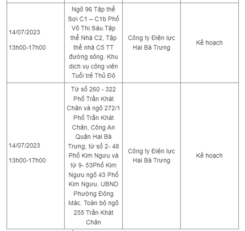 Lich cup dien Ha Noi ngay 14/7/2023: Nhieu noi bi cup tu 3h sang-Hinh-4