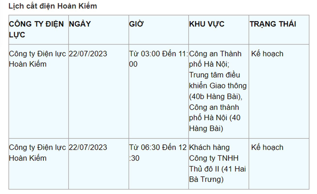 Lich cat dien Ha Noi hom nay 22/7: Nhieu quan, huyen mat dien 8 tieng-Hinh-2