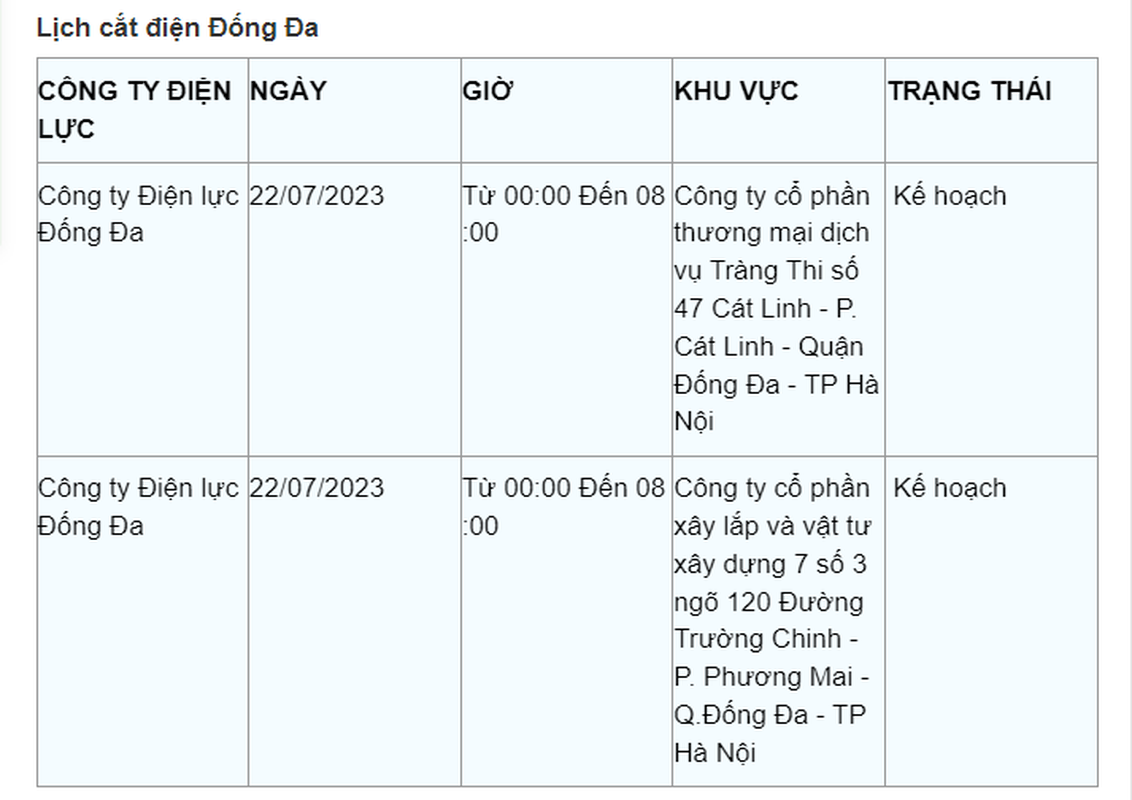 Lich cat dien Ha Noi hom nay 22/7: Nhieu quan, huyen mat dien 8 tieng-Hinh-5