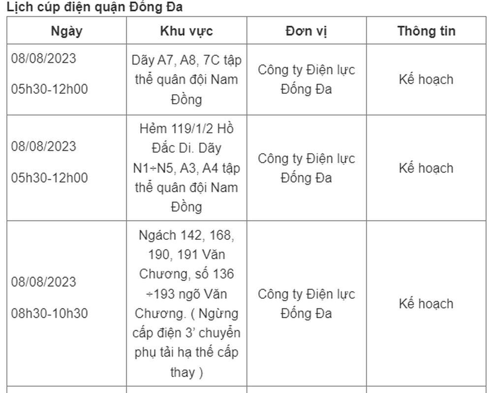 Lich cup dien Ha Noi ngay 8/8: Co noi bi cup tu 5h sang-Hinh-3