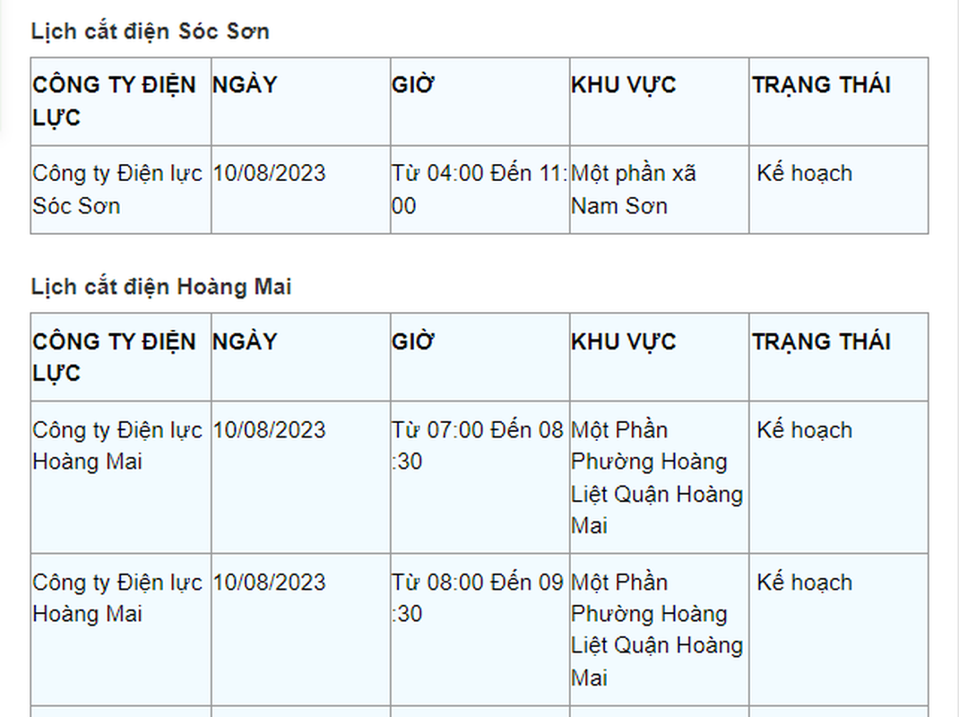 Lich cat dien Ha Noi ngay 10/8: Nhieu khu vuc mat dien gio cao diem-Hinh-7