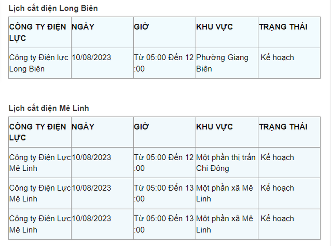 Lich cat dien Ha Noi ngay 10/8: Nhieu khu vuc mat dien gio cao diem-Hinh-9