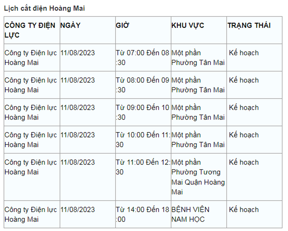 Lich cat dien Ha Noi ngay 11/8: Nhieu noi mat dien keo dai-Hinh-7