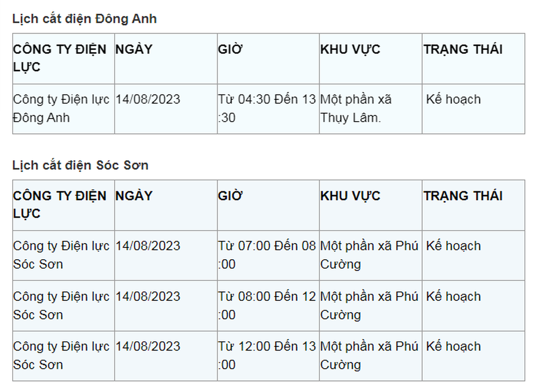 Lich cat dien Ha Noi ngay 14/8: Nhieu khu dan cu mat dien vai tieng-Hinh-5