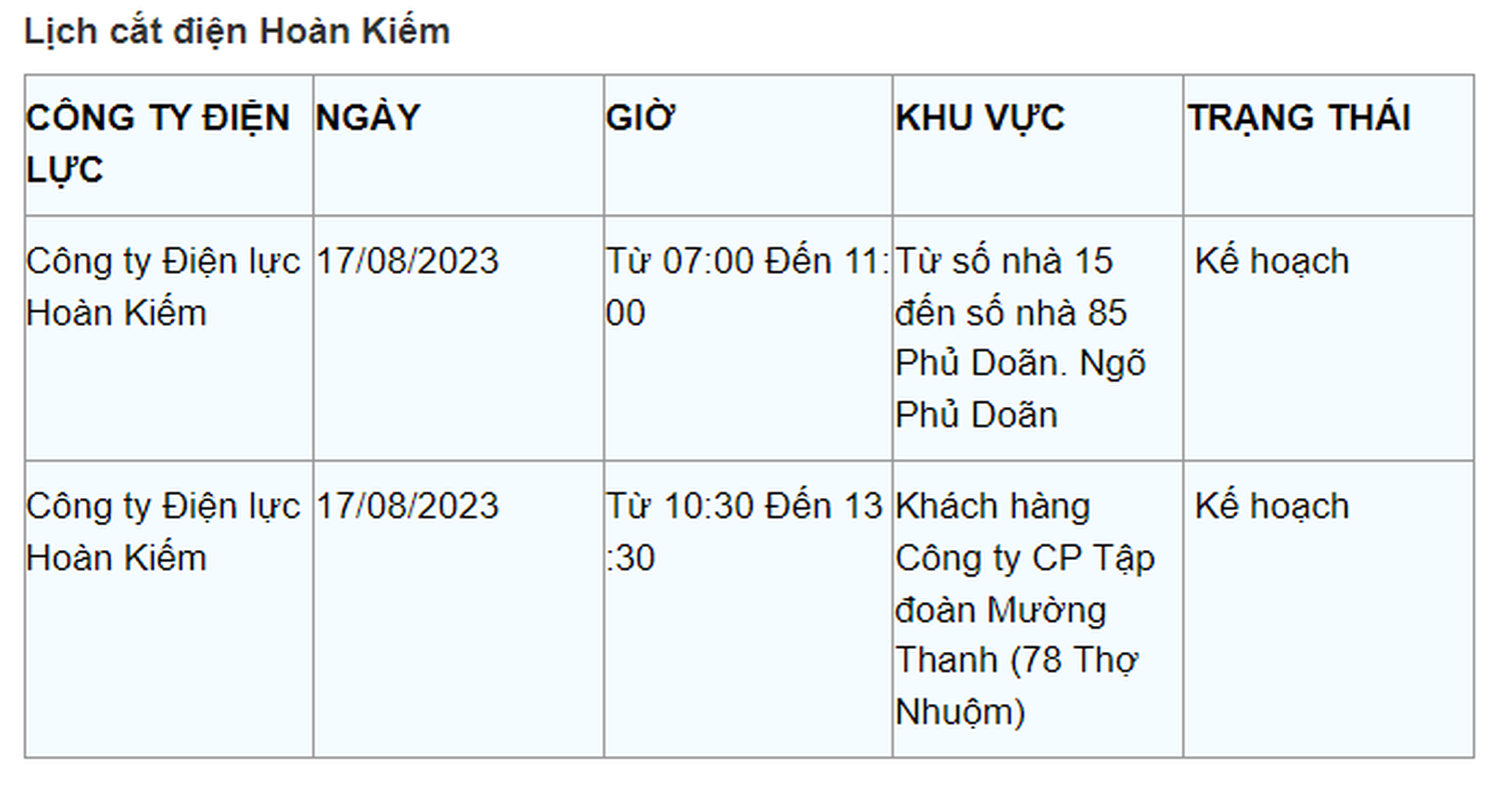 Lich cat dien Ha Noi ngay 17/8: Nhieu noi mat tu sang som den chieu-Hinh-2