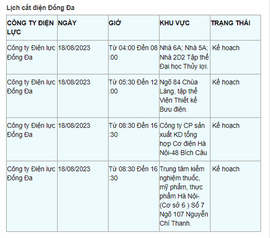 Lich cat dien Ha Noi ngay 18/8: Tang ca khu vuc va thoi gian-Hinh-3