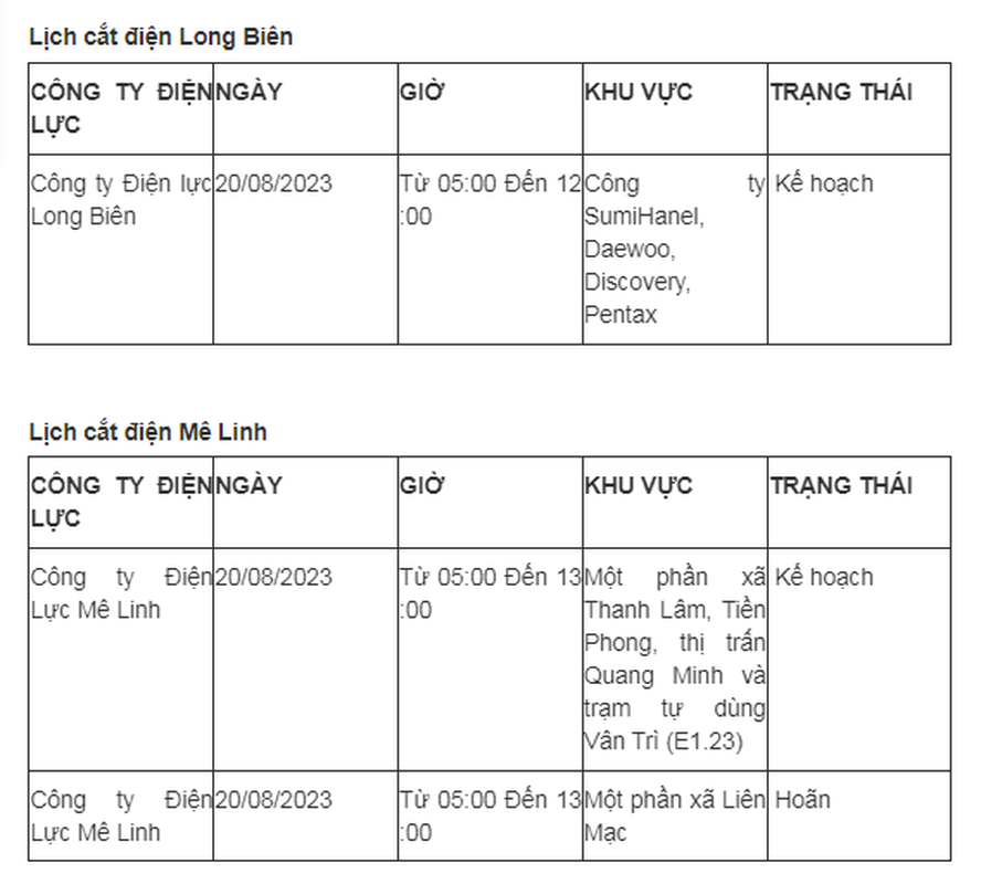 Lich cat dien Ha Noi ngay 20/8: Nhieu noi thoi gian cat keo dai-Hinh-8