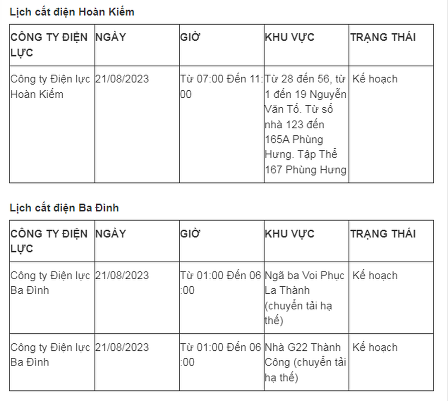 Lich cat dien Ha Noi ngay 21/8: Tang ca thoi gian va khu vuc mat dien-Hinh-2