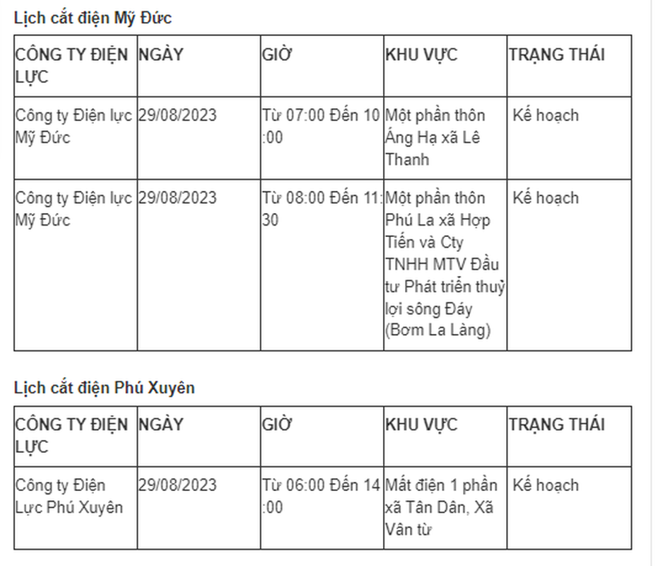 Lich cat dien Ha Noi ngay 29/8: Nhieu quan, huyen nam trong ke hoach-Hinh-10