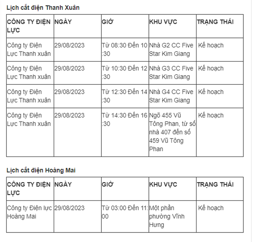 Lich cat dien Ha Noi ngay 29/8: Nhieu quan, huyen nam trong ke hoach-Hinh-6