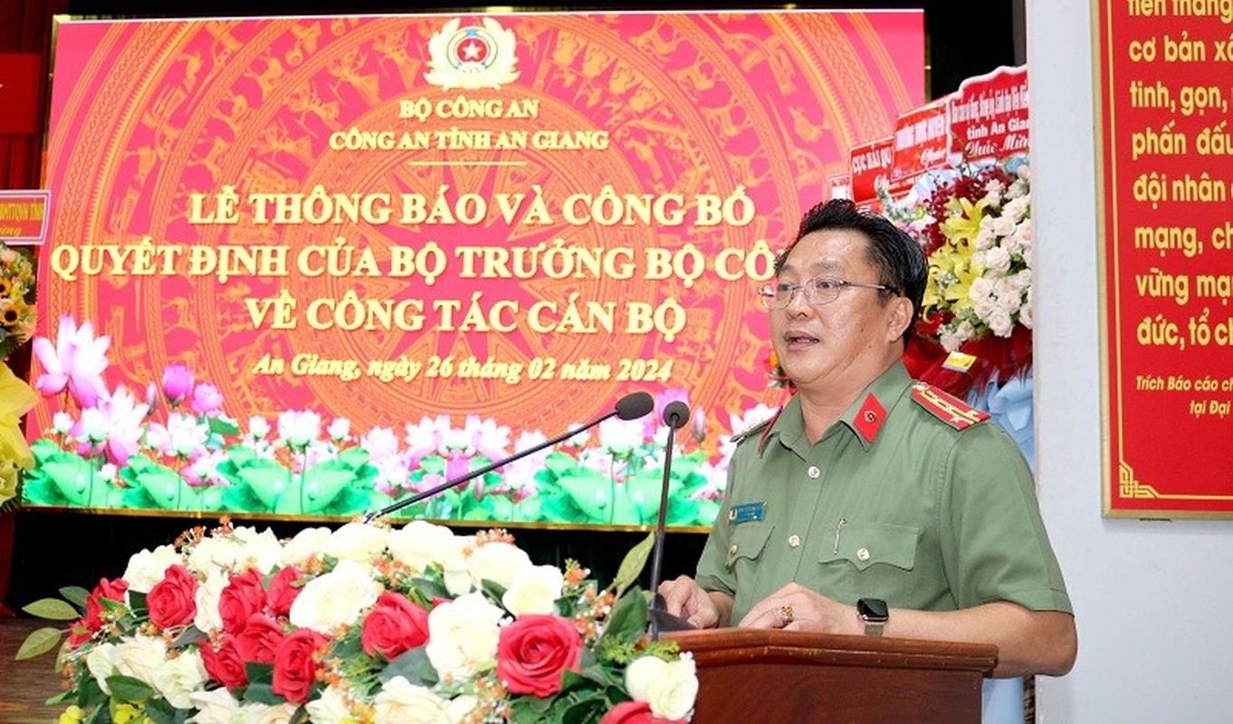 Hai tan Pho Giam doc Cong an An Giang vua duoc bo nhiem la ai?-Hinh-4