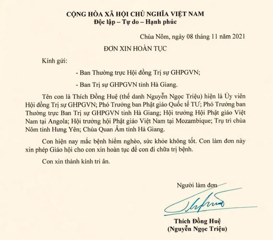 Chan dung cuu Thuong toa Thich Dong Hue nhan tien chay an-Hinh-4