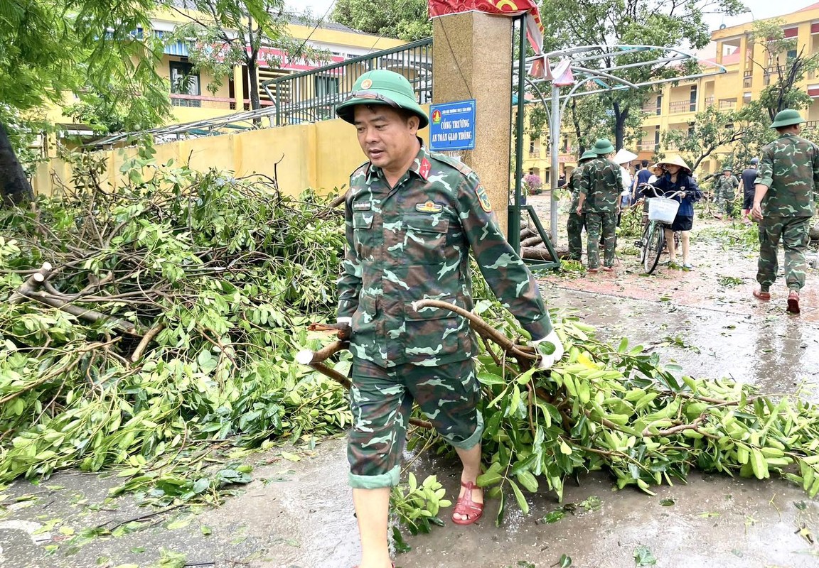 Hai Duong: Cong an, quan doi chung tay khac phuc bao so 3 Yagi-Hinh-9