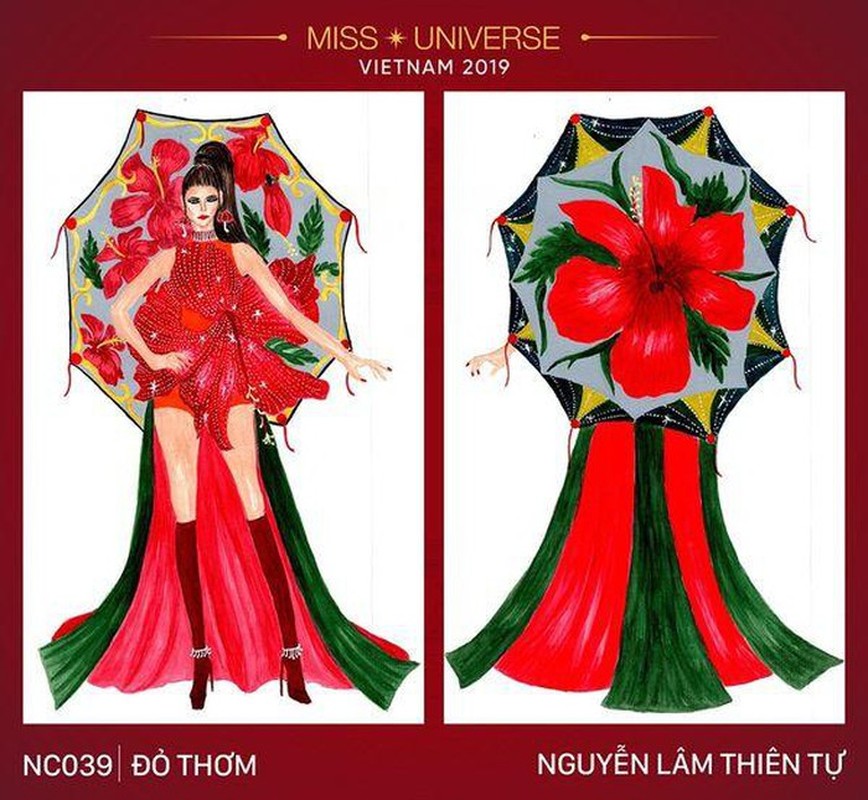 Hoang Thuy loai hoa dam but, doi thu Miss Universe dung y tuong nay lai hot-Hinh-4