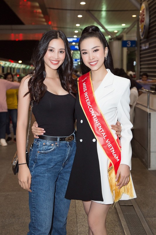 Tieu Vy, Phuong Nga xinh dep toi tien Thuy An sang Ai Cap thi Miss Intercontinental-Hinh-3