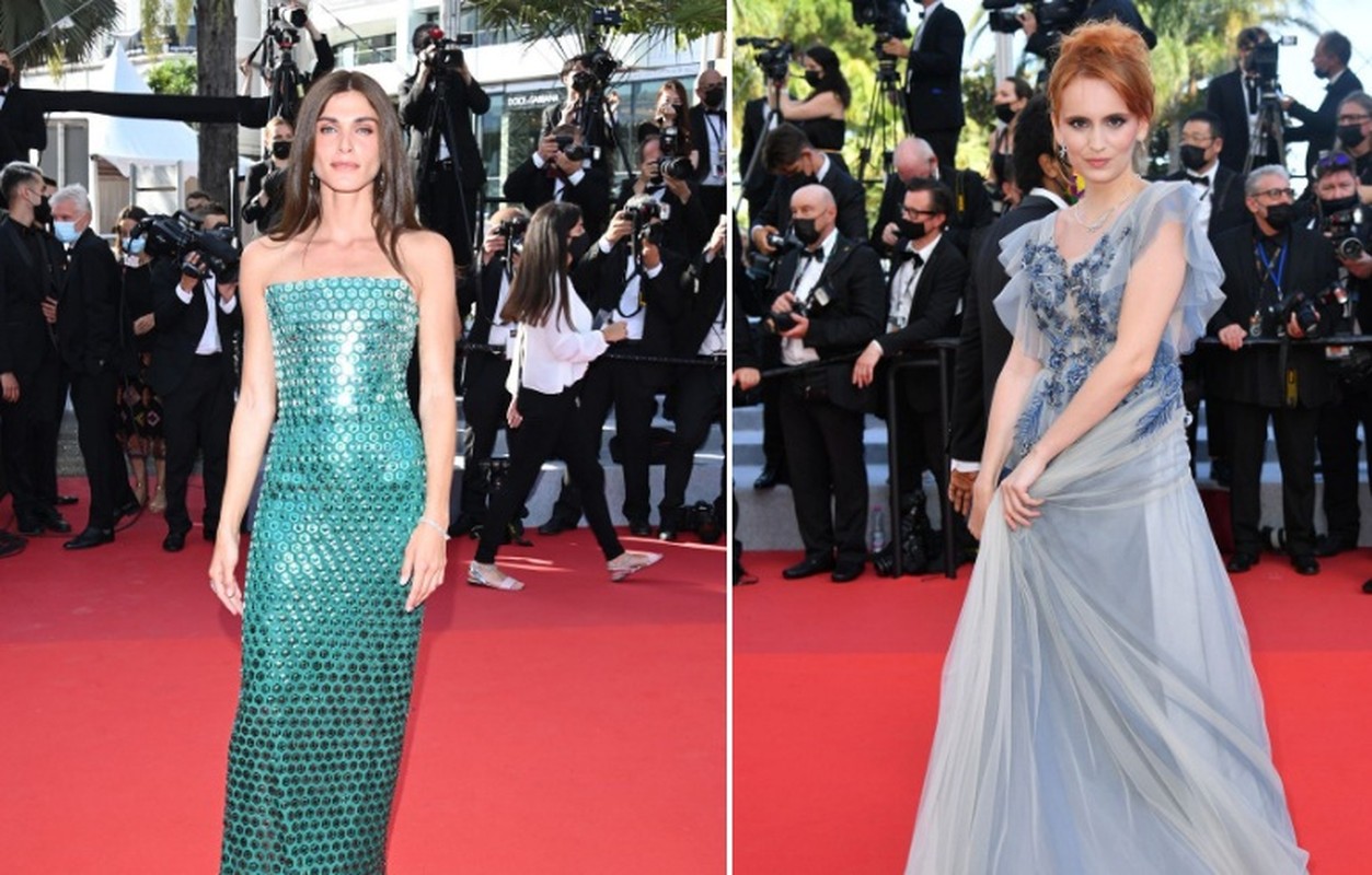 Bella Hadid va dan sao long lay tren tham do Cannes 2021-Hinh-12