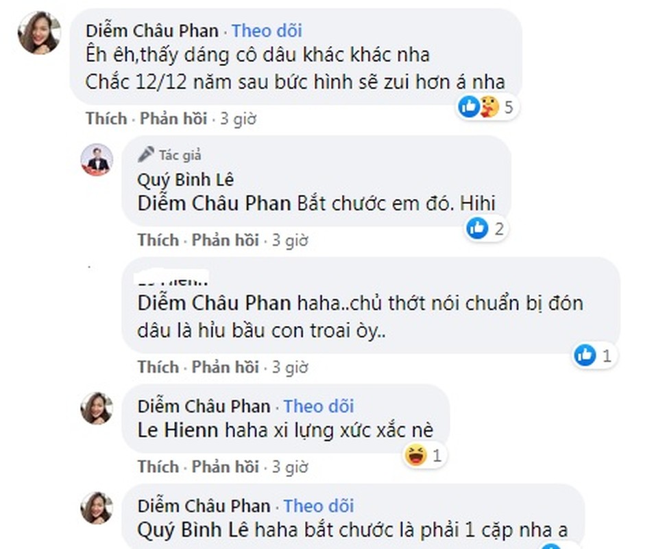 Quy Binh ky niem 1 nam cuoi, ngam xac nhan vo mang thai-Hinh-3