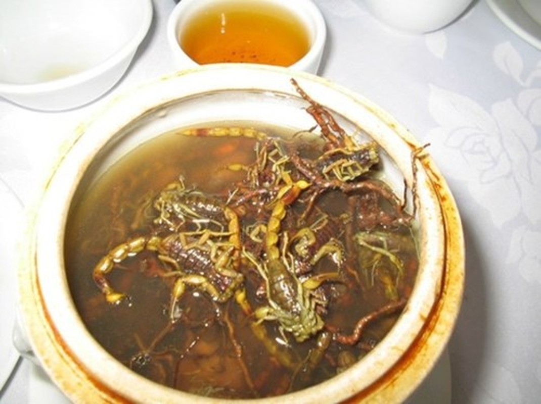 Ужасный чай. Жареные Скорпионы. Суп из насекомых.